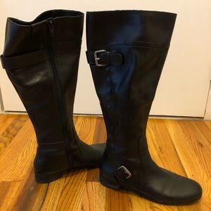 Nine West Women’s Vintage America Leather Ridding Boots Size 8M
